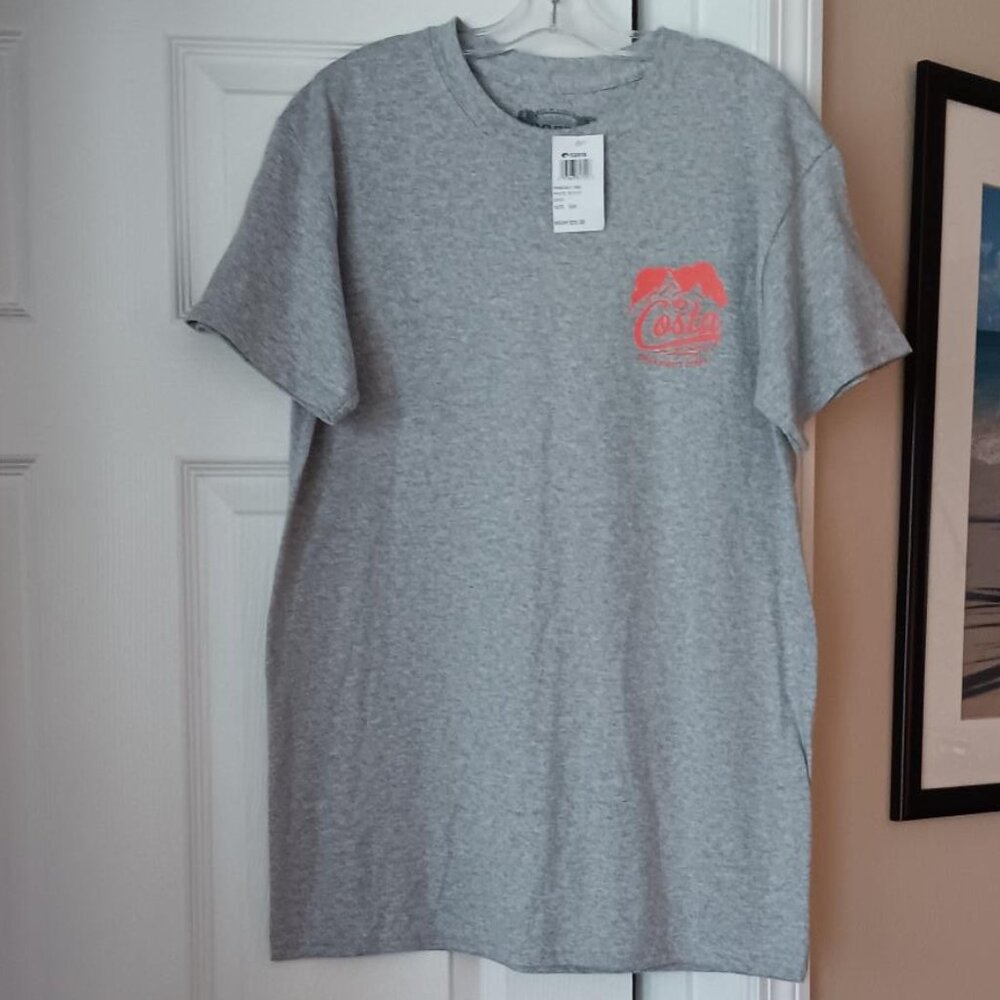 COSTA T-shirt Gray Unisex Size Small NEW